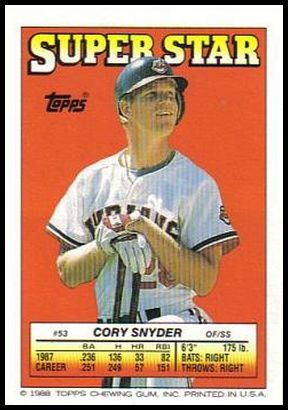 53 Cory Snyder